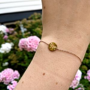 S.Steel Gold World Bracelet.